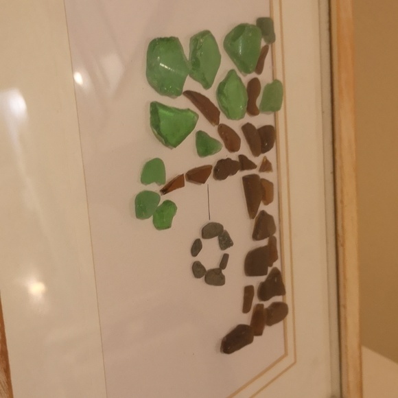 Tire swing beach glass art - Picture 2 of 2